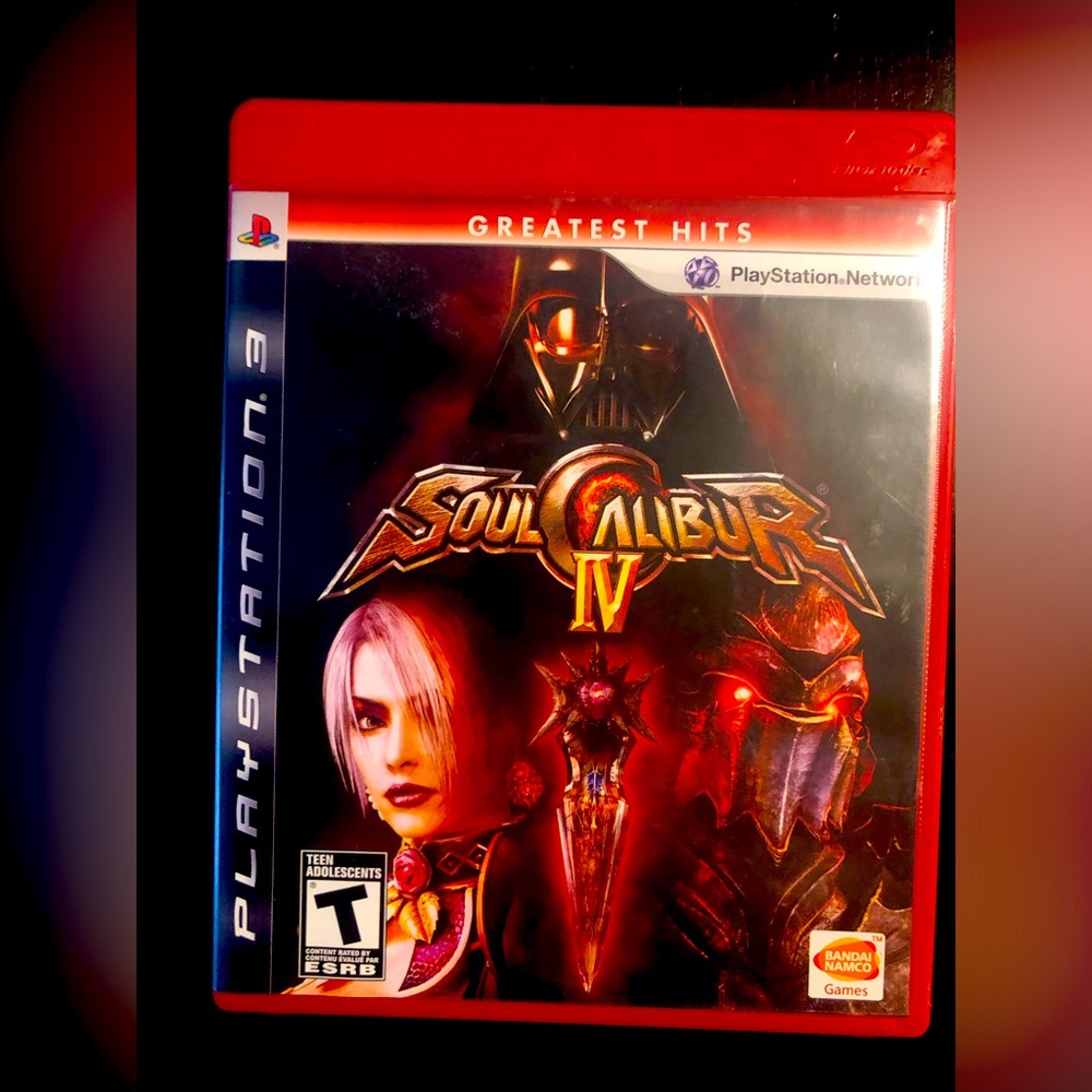 🎮 Soul Calibur IV for PS3 - Red Case
